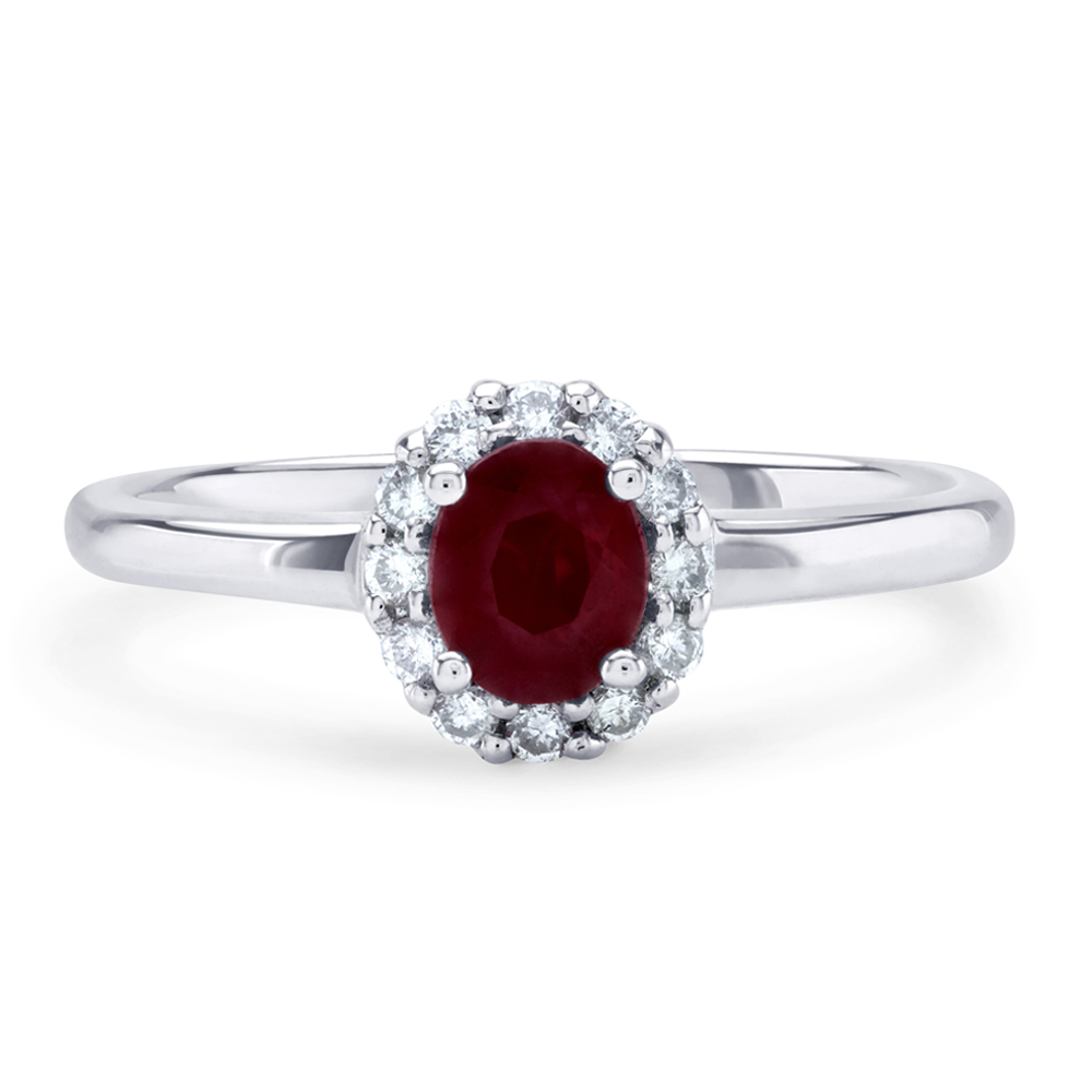 Ruby and Diamond Ring | Autumn and May | Gemstone Engagement Ring