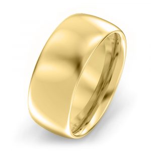8mm Oval Court Wedding Ring