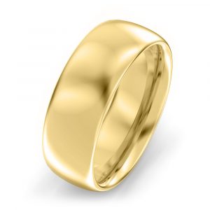 7mm Oval Court Wedding Ring