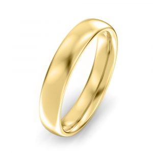 4mm Oval Court Wedding Ring