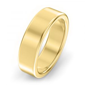 6mm Modern court Wedding Ring
