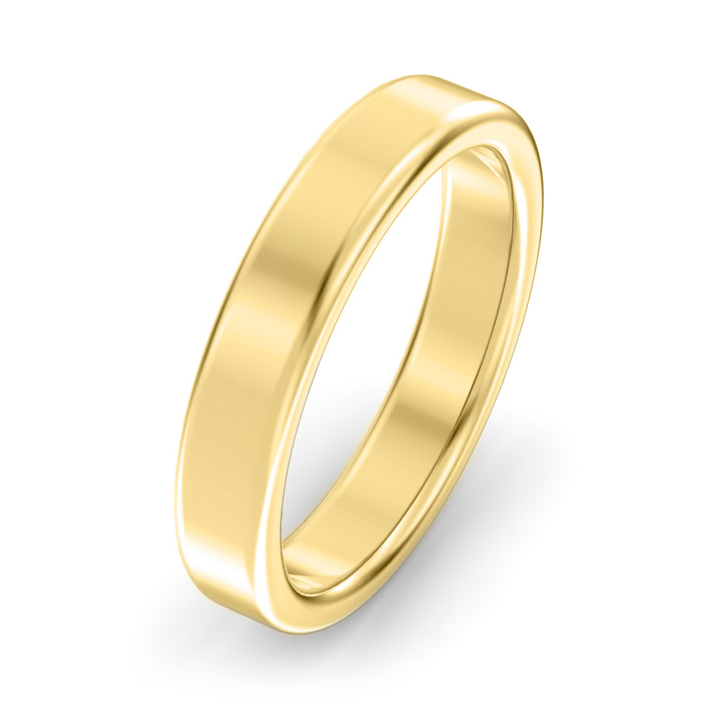 3mm Modern Court Wedding Ring