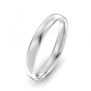 3mm Oval Court Wedding Ring