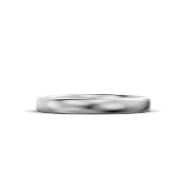 White gold palladium platinum wedding ring oval court shape OCS LW MM WG C