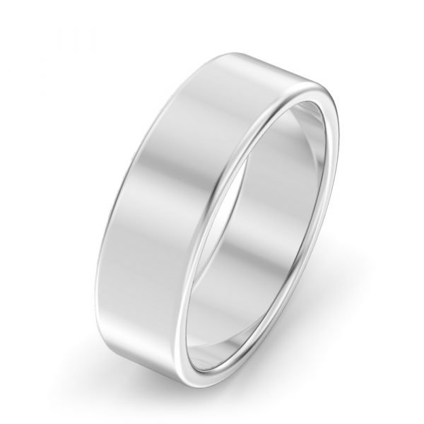 6mm Modern court Wedding Ring