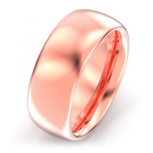 8mm Oval Court Wedding Ring