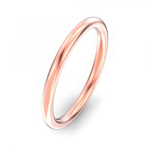 2mm Oval Court Wedding Ring