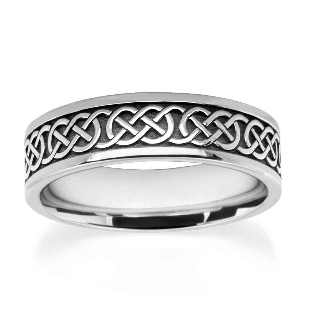 Celtic Wedding Ring | Patterned Wedding Rings | Autumn and May