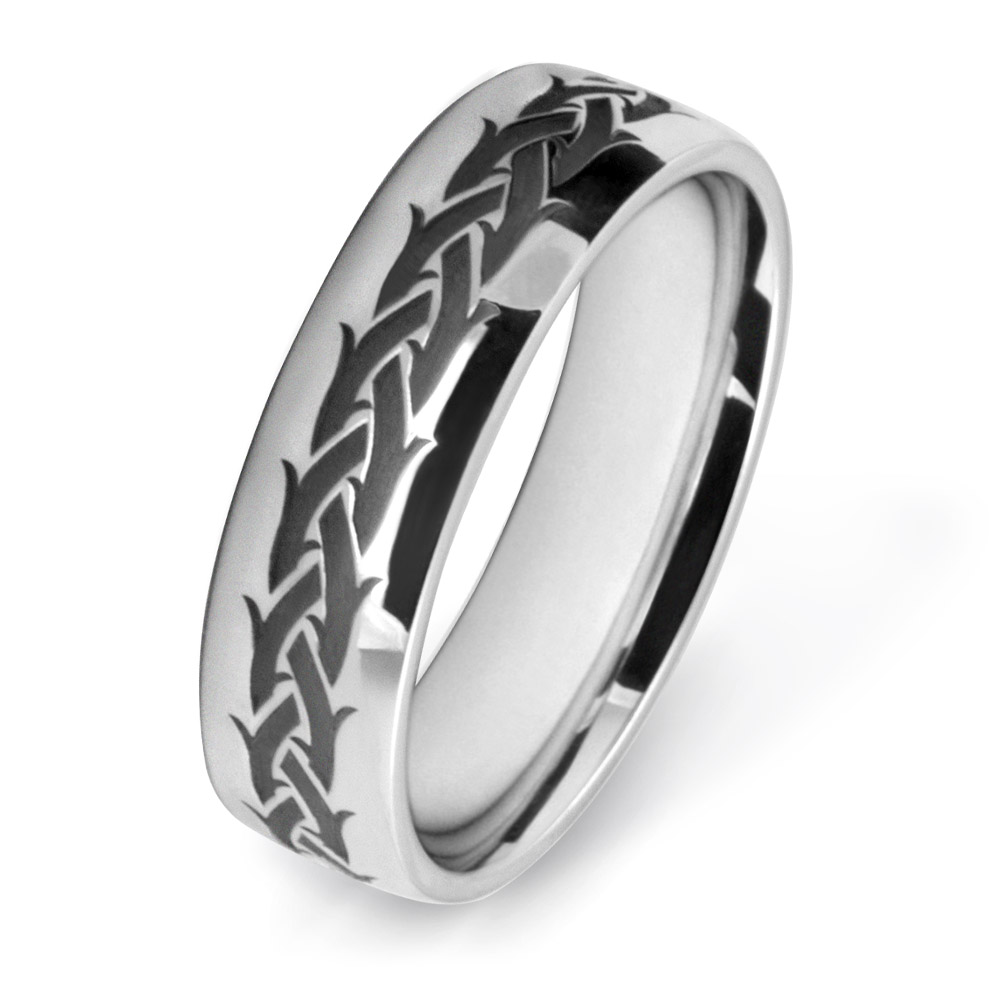 Crown Of Thorn Wedding Ring Wedding Rings W7512-WG