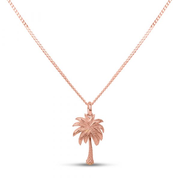 H palm tree pendant