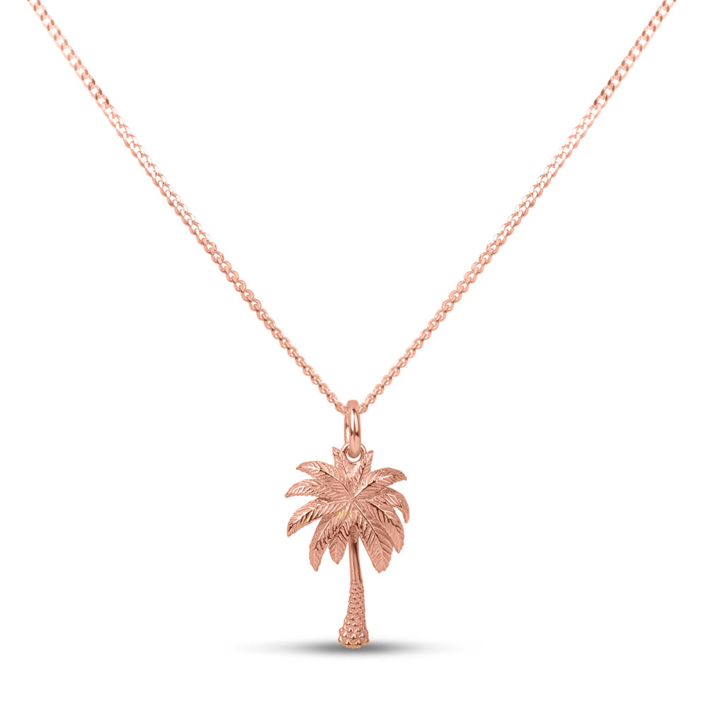 H palm tree pendant