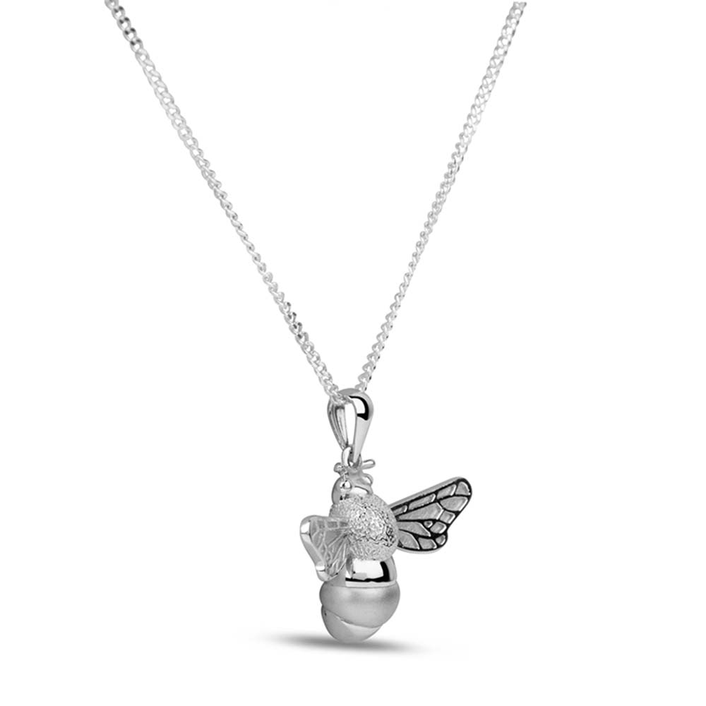 Sterling Silver Busy Bee Necklace | Cosanuova
