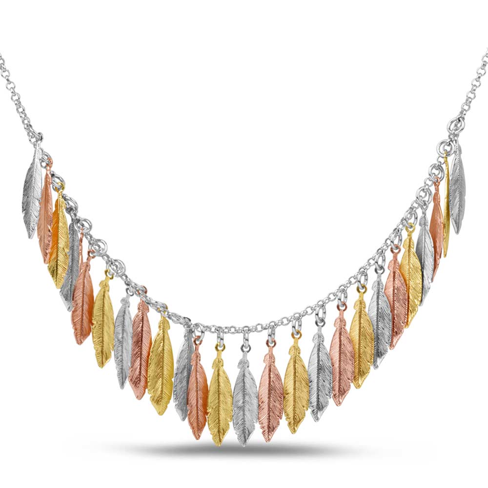 H silver feather necklace jpg