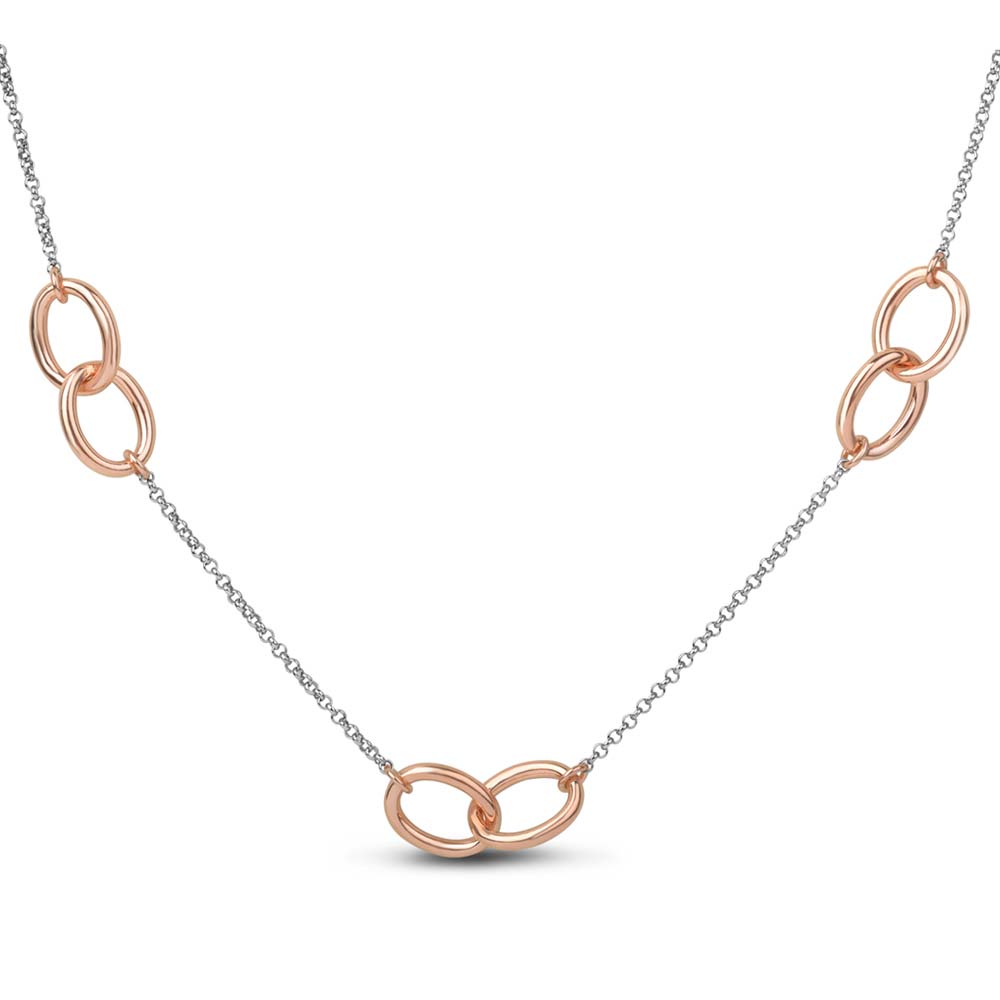 H oval loop necklace