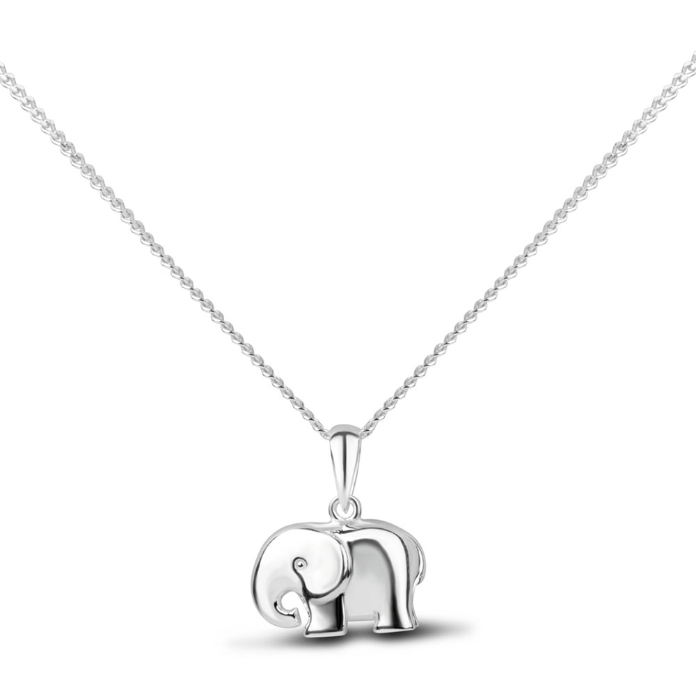 H cute elephant pendant