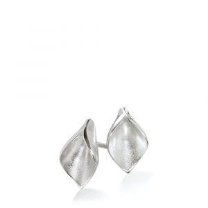 WS Calla Lily Stud Earrings Silver