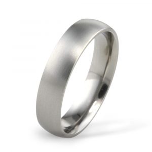 5mm Classic Court Titanium Wedding Ring