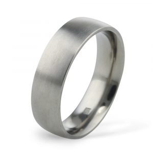 6mm Classic Court Titanium Wedding Ring