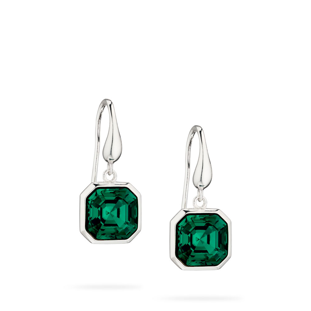 Bridal Accessories | Emerald Earrings | Accessories Vinka Design