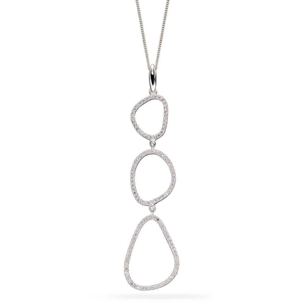 Pebble Outline Pendant | Autumn and May | Online Jewellery Shop
