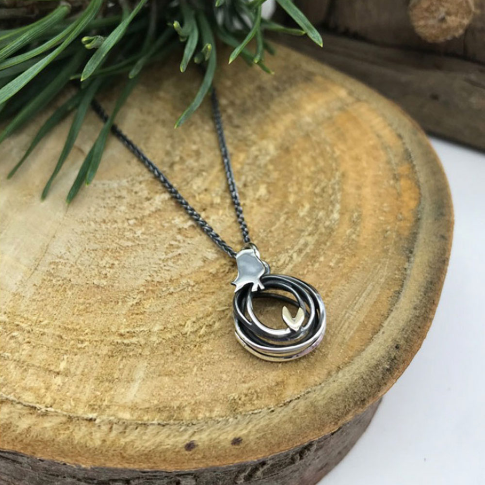 Sterling Silver Designer Jewellery | Autumn and May | Handmade in UK