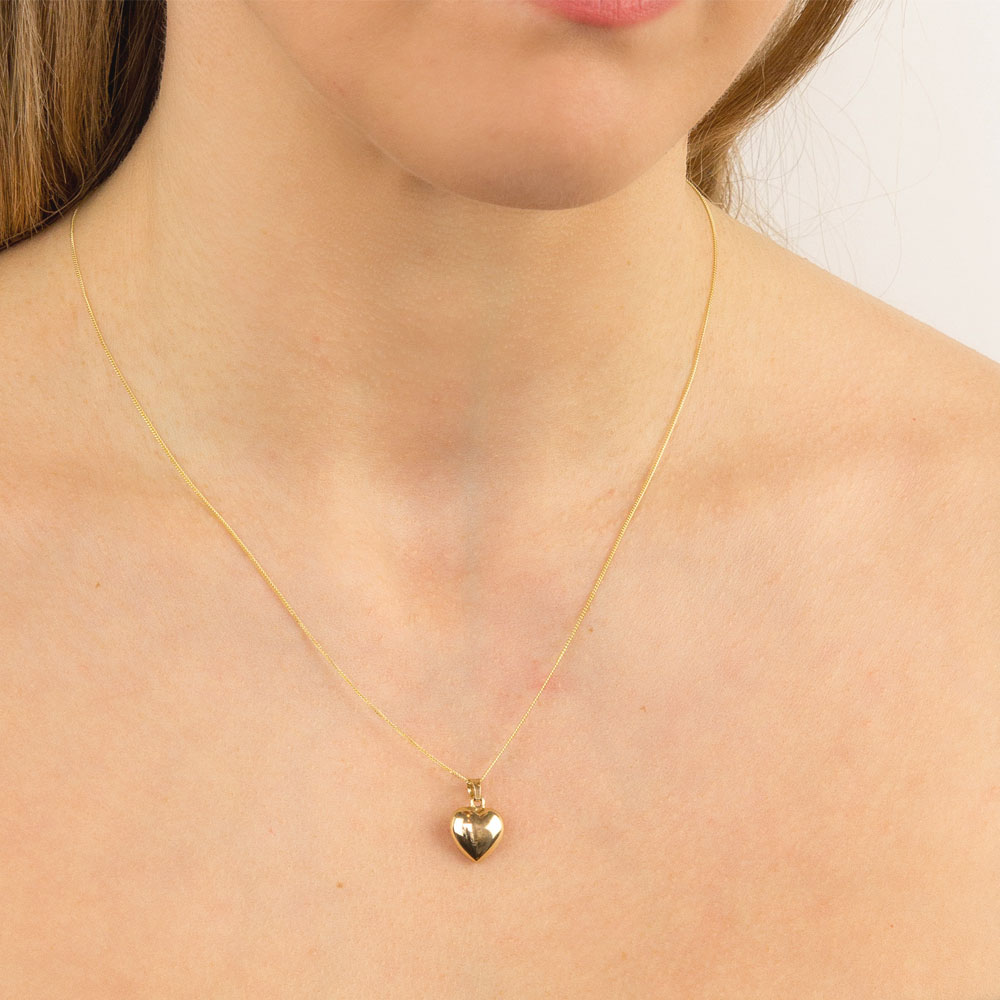 Eryn Pave Diamond Puff Heart Necklace – RW Fine Jewelry