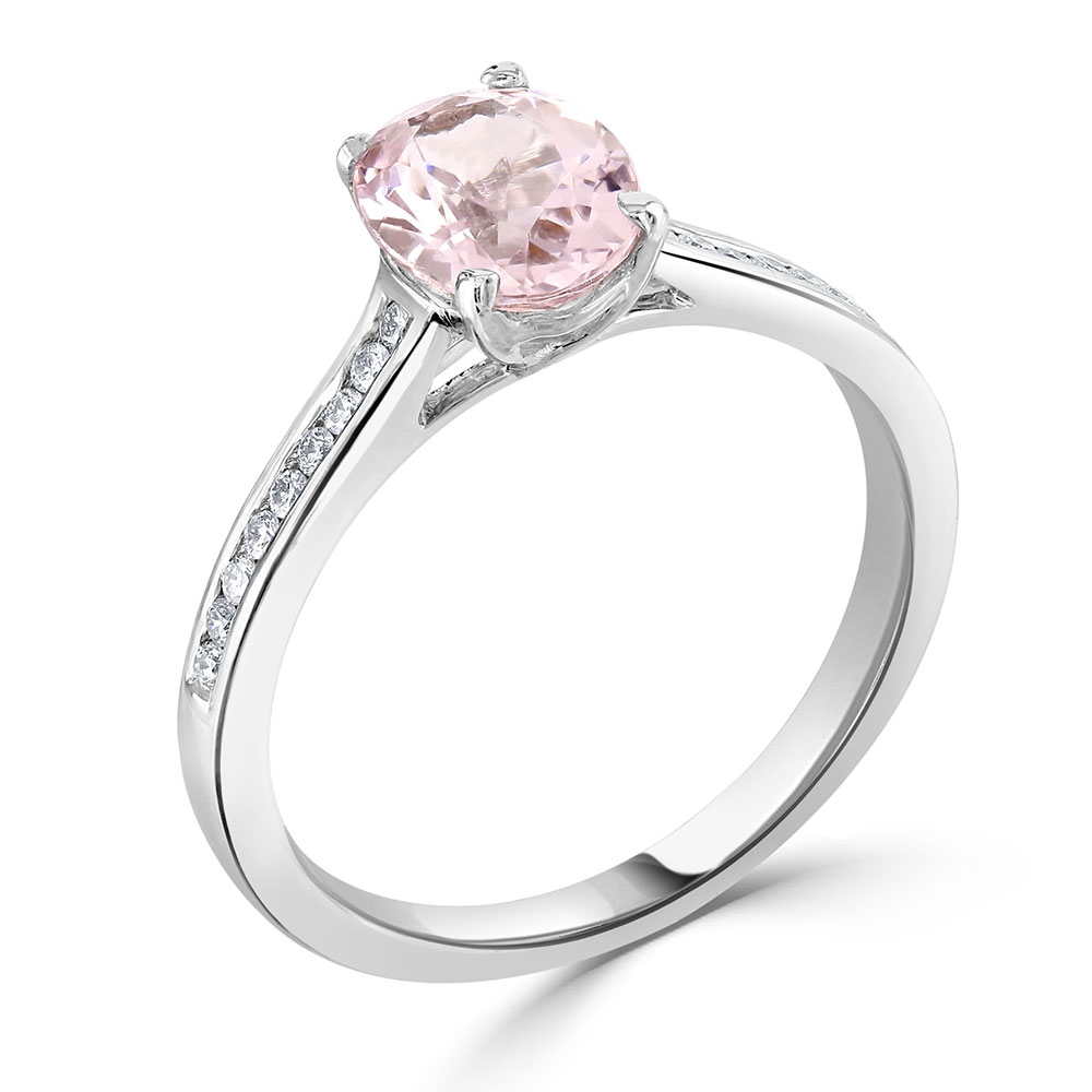 Morganite Diamond - Fine Jewellery Customised Engagement Ring
