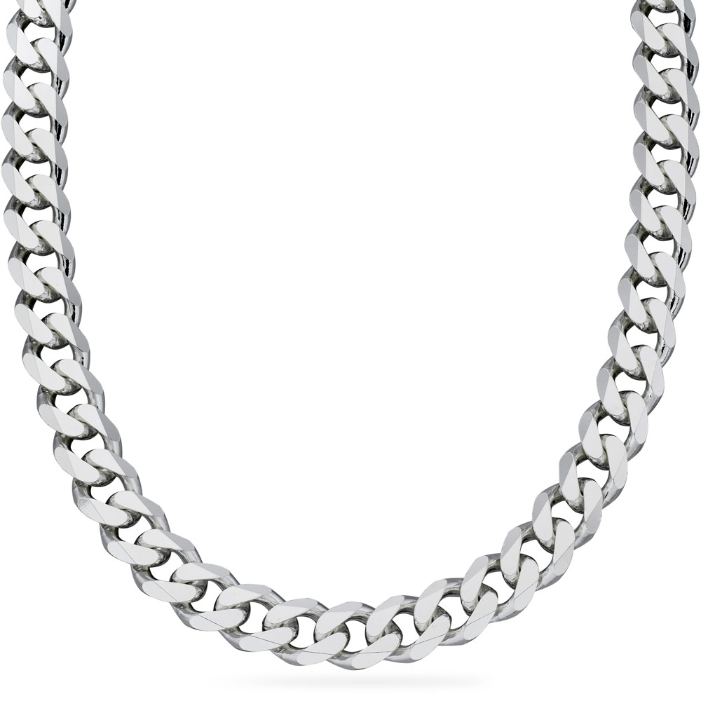 Undefined Jewelry Satin Black Diamond Cut Curb Bracelet 92mm in Metallic  for Men  Lyst