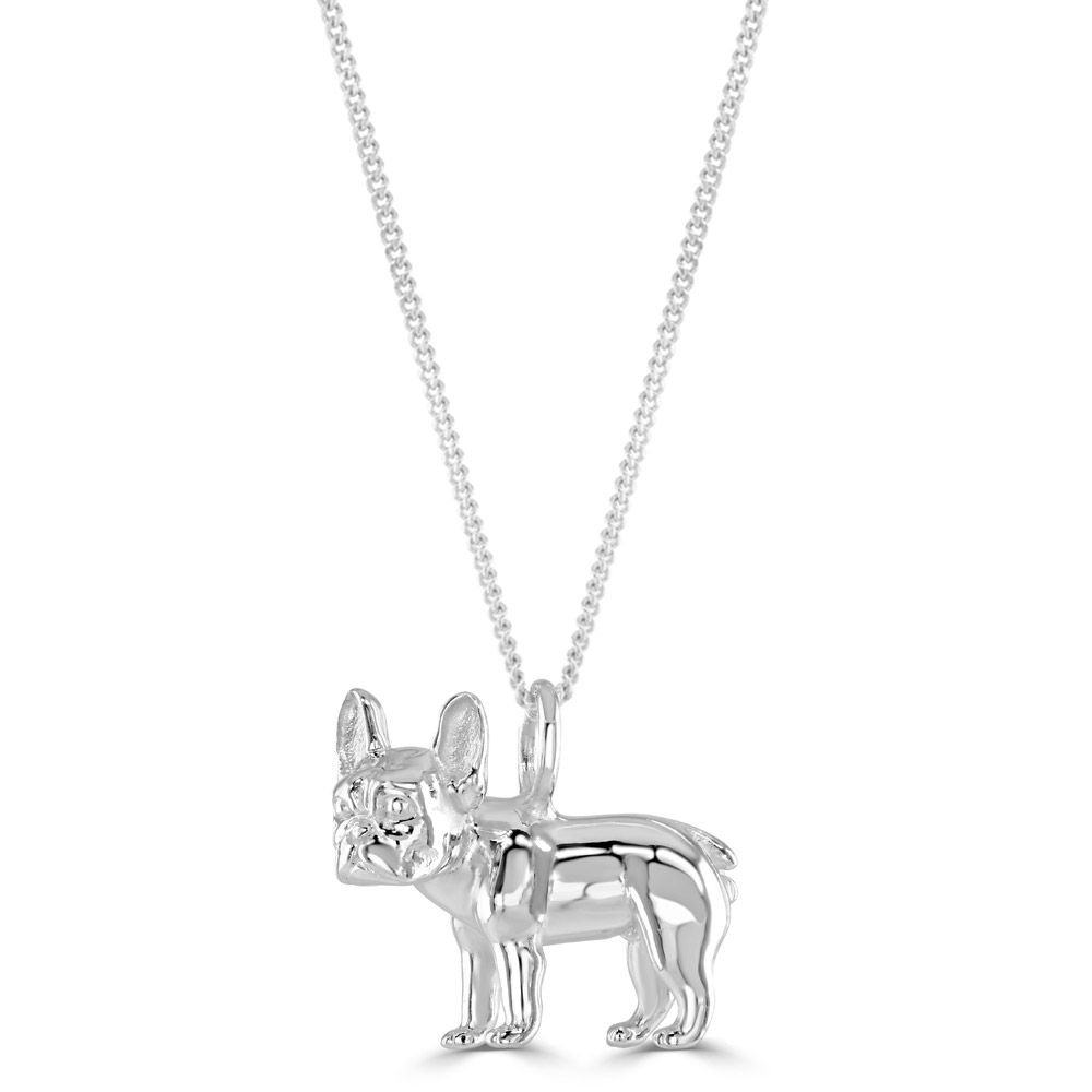 Kate Spade Ma Cherie dog pendant necklace . Super adorable french bulldog.  | Dog pendant, Necklace, Pendant