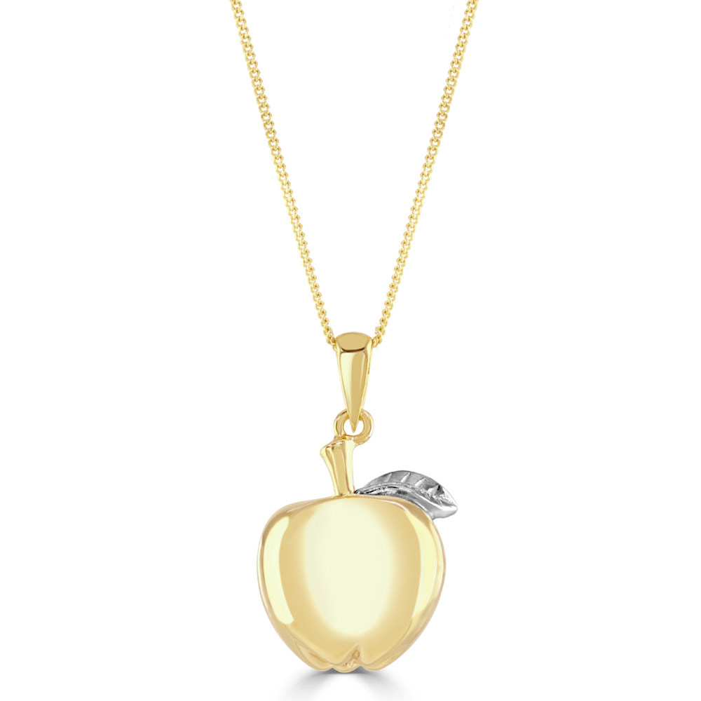 Golden Apple Pendant | Autumn and May | Designer Jewellery