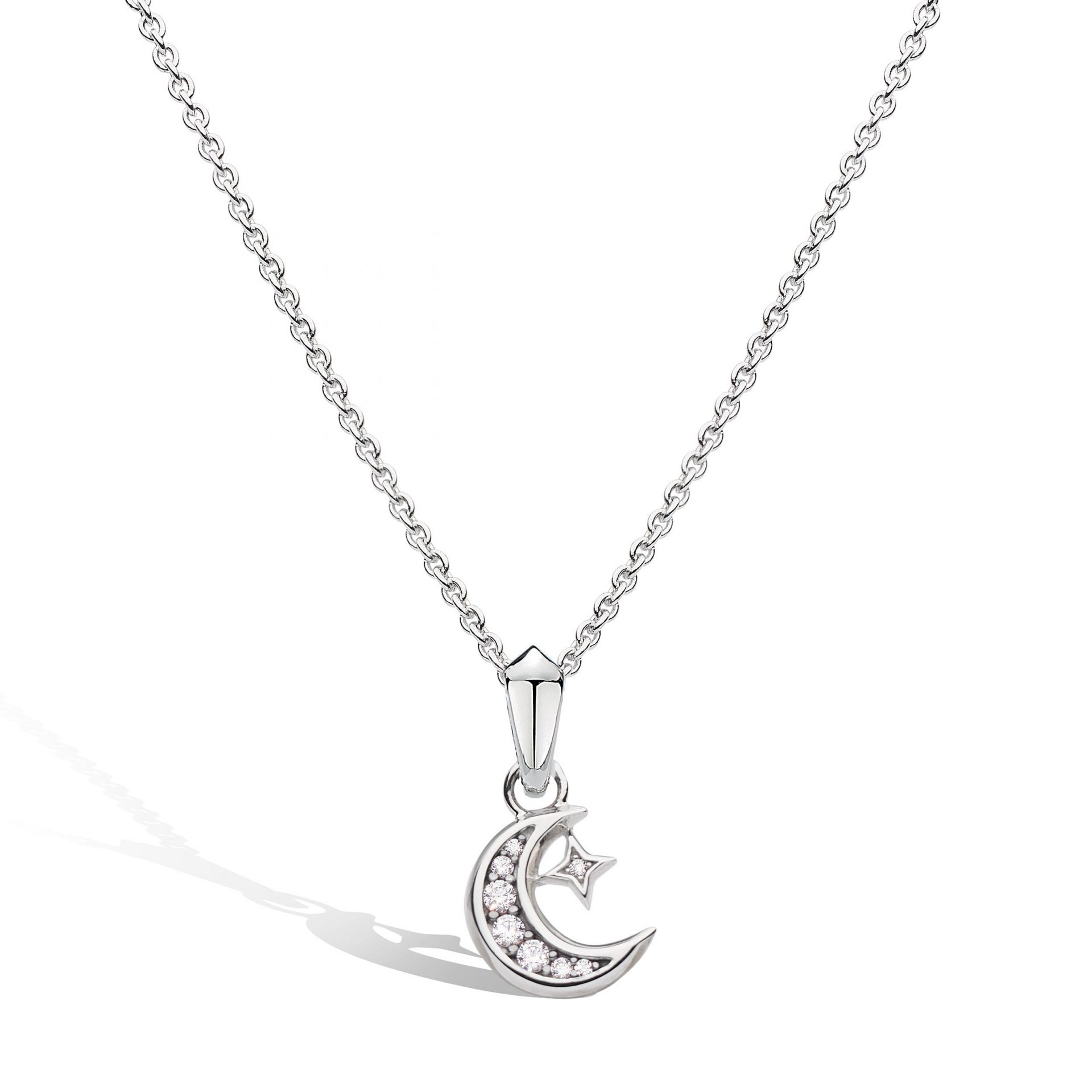 Crescent Moon Necklace in Gold | Blood Cancer UK Shop