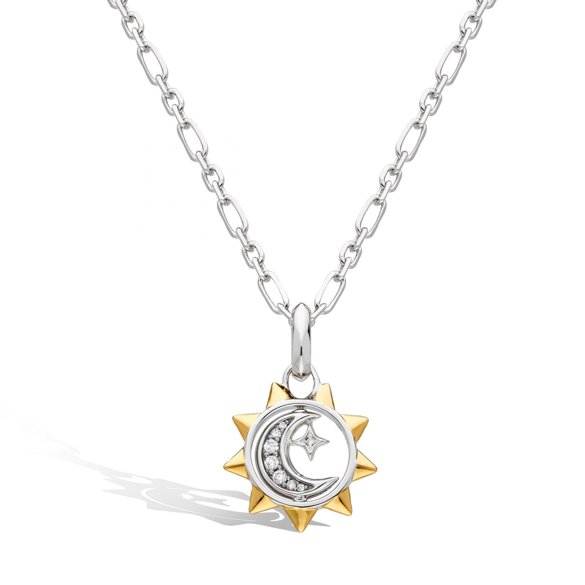 Buy Dainty Sun Moon Star Necklace, Gold Necklace, 925 Sterling Silver  Necklace, Minimalist Sun Necklace, Everyday Necklace, Delicate Necklace  Online in India - Etsy