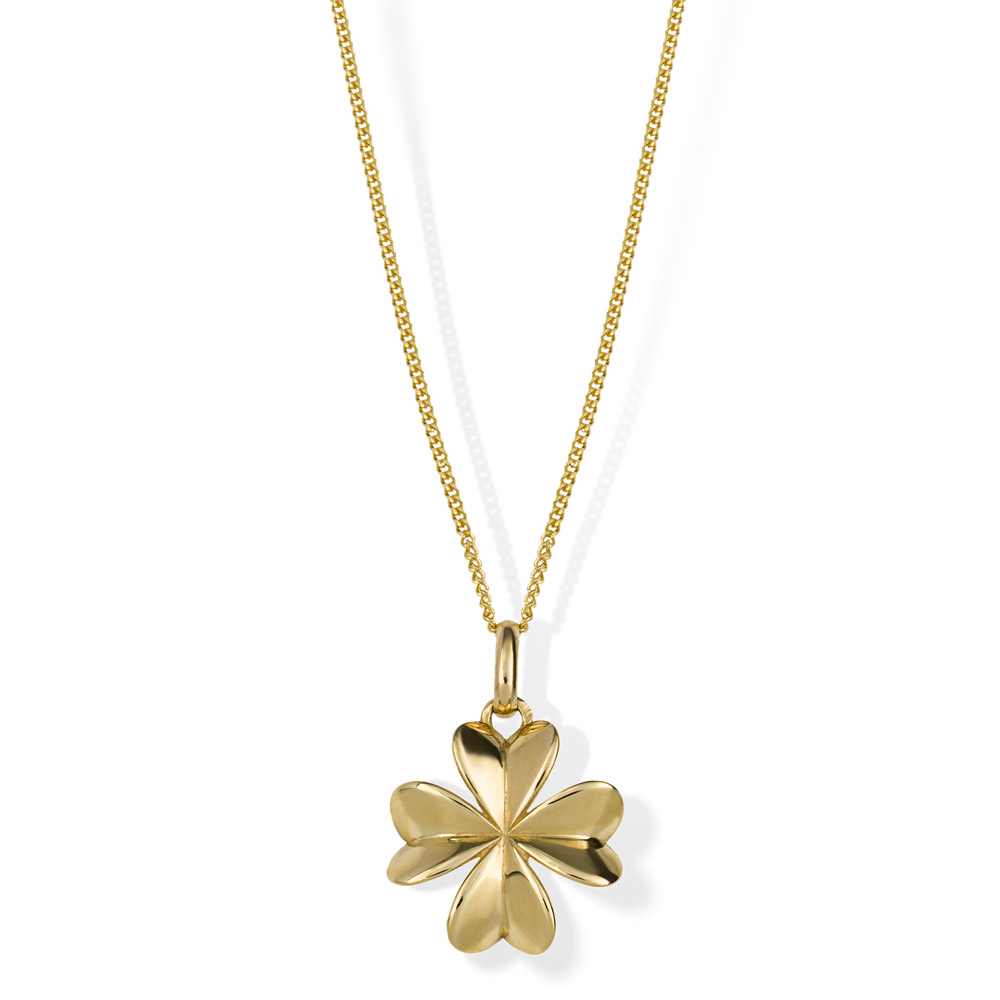Dainty 4 Leaf Clover made with Swarovski Crystal St Patrick's Shamrock  Necklace | eBay