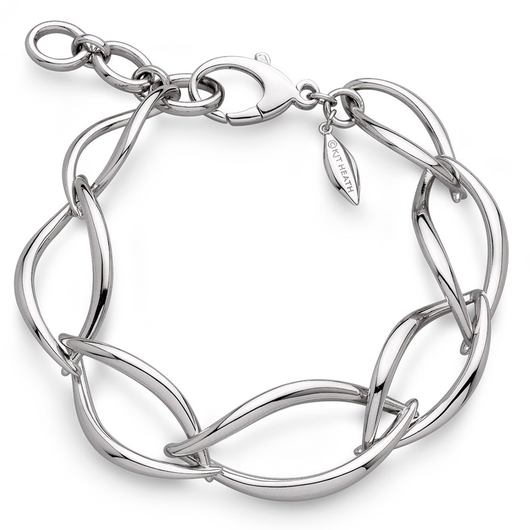 Silver Kiss Sterling Silver Chain Link Bracelet