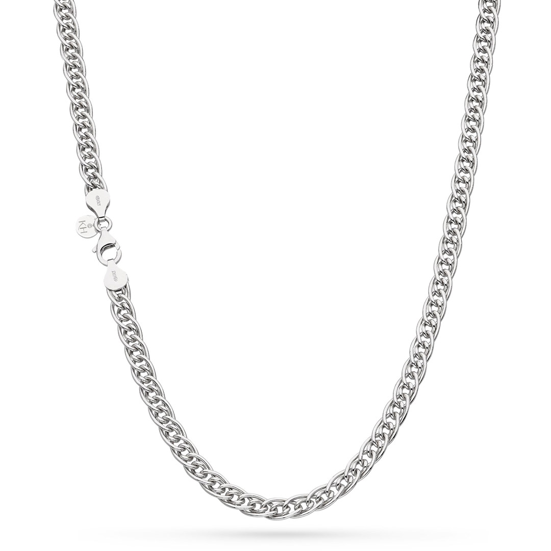 14k Polished Twisted Sideways Cross 17 inch Necklace - Diamonds by Monet