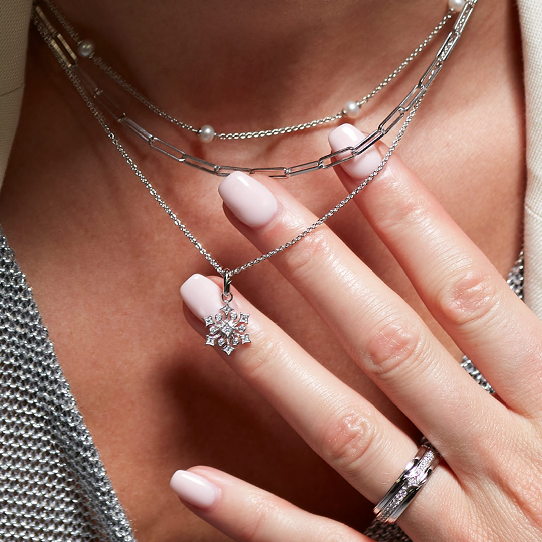 Kit Heath Cèleste Astoria Snow Pavè Necklace – Smyth Jewelers