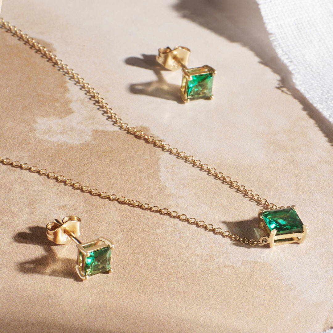 9ct Gold Cubic Zirconia Heart Earrings, Pendant & Chain Set | Forever  Jewellers Cork | Forever JewellersMaria Gleeson Jewellers