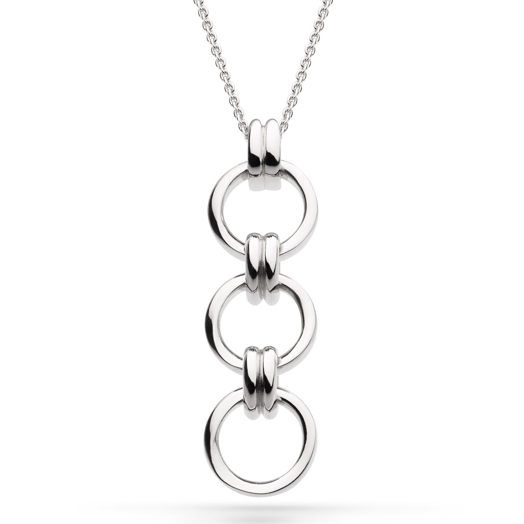 Kit Heath Bevel Unity Trio Sterling Silver Necklace RP