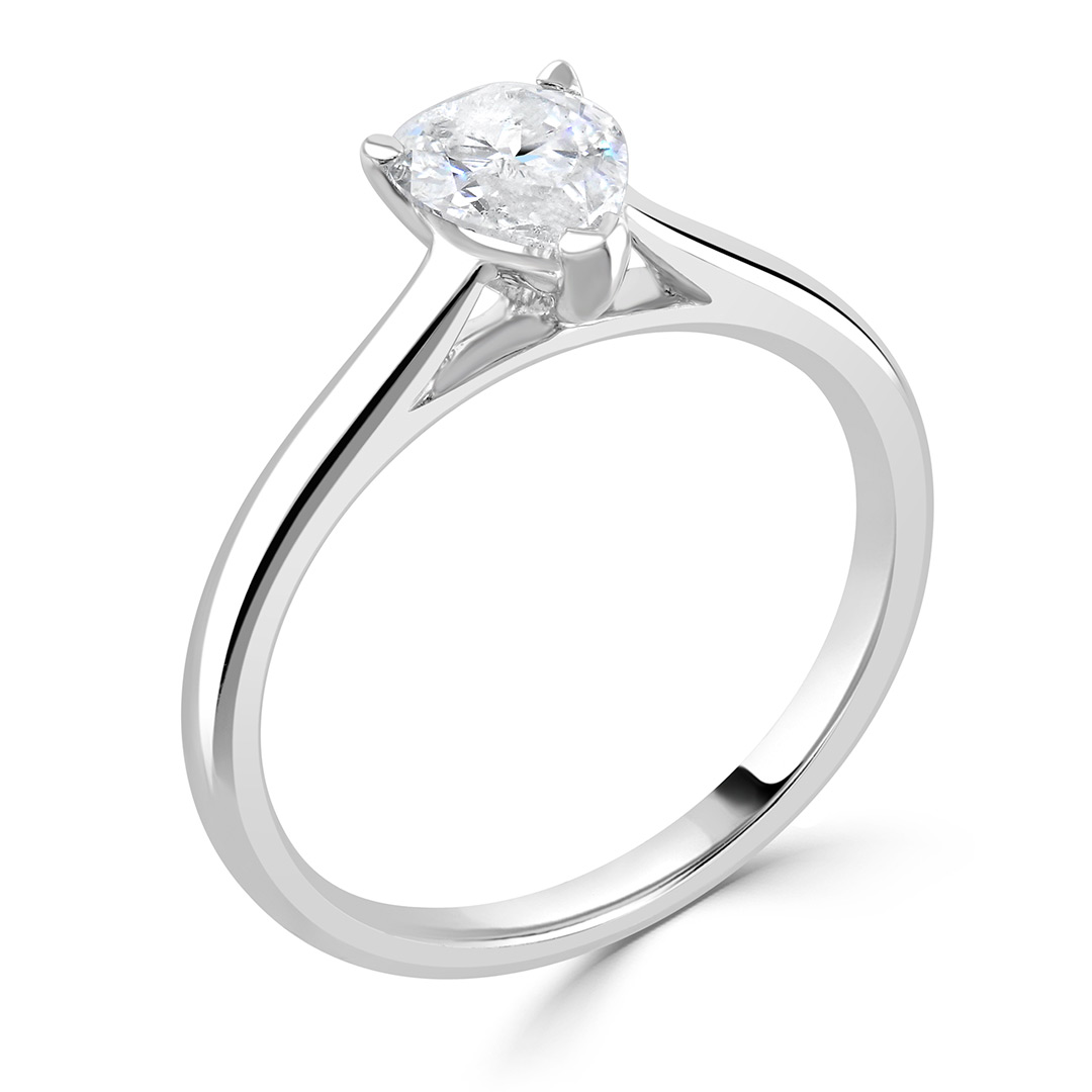 Autumn and May Pear Cut Diamond Solitaire Engagement Ring B620 A.jpg
