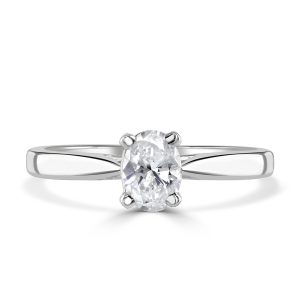 Autumn and May Oval Cut Diamond Solitaire Engagement Ring B687.jpg