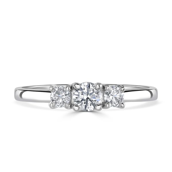 Autumn and May Platinum Triology Diamond Engagement Ring X7200.jpg
