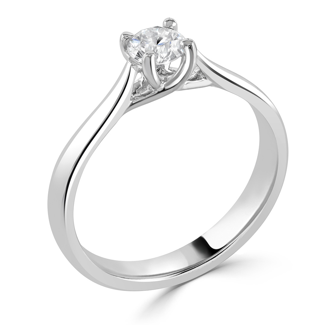 Autumn and May White Gold 0.40 Carat Solitaire Diamond Engagement Ring X6898 A.jpg