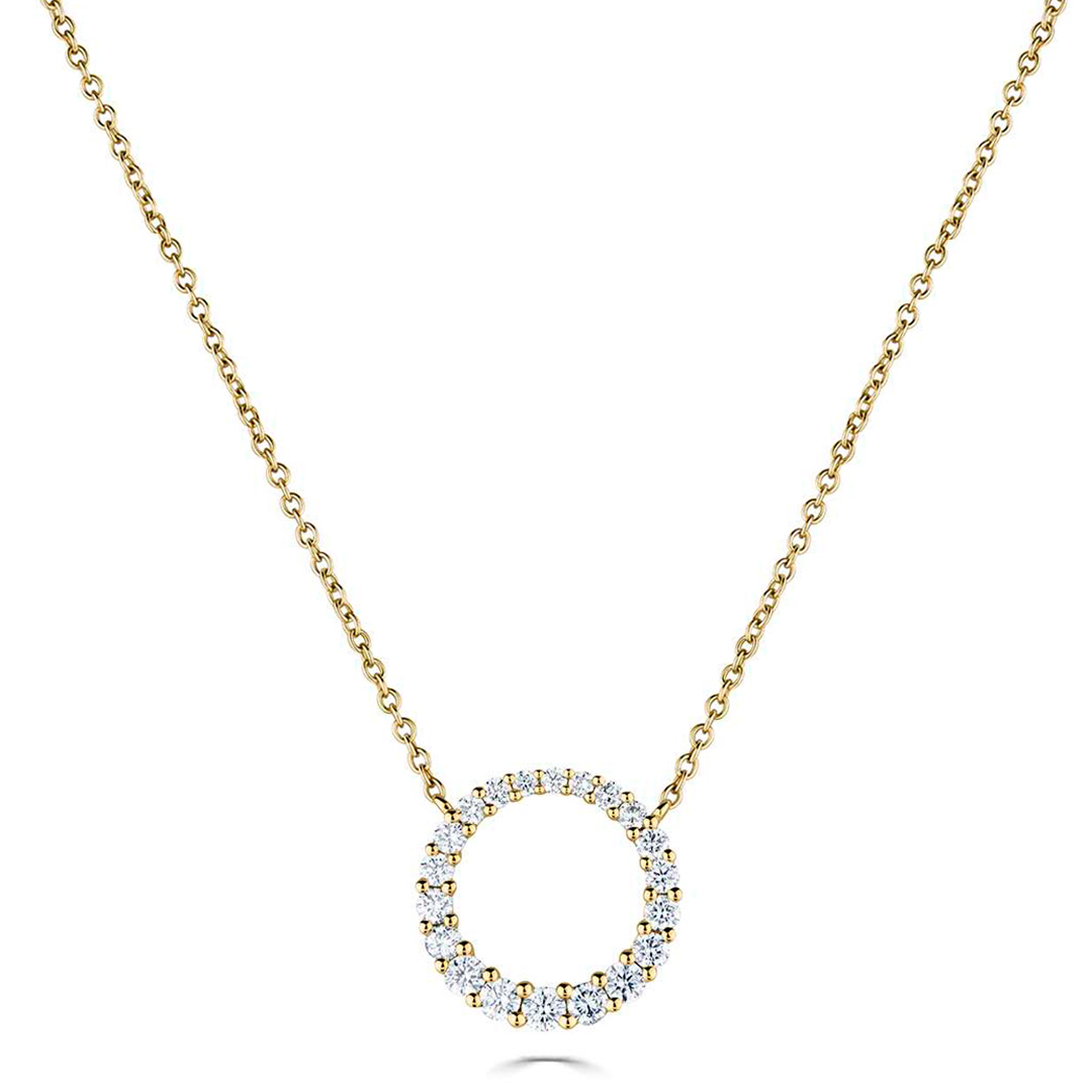 Llife】CASCADE PENDANT NECKLACE Cascade Pendant - Blue fade