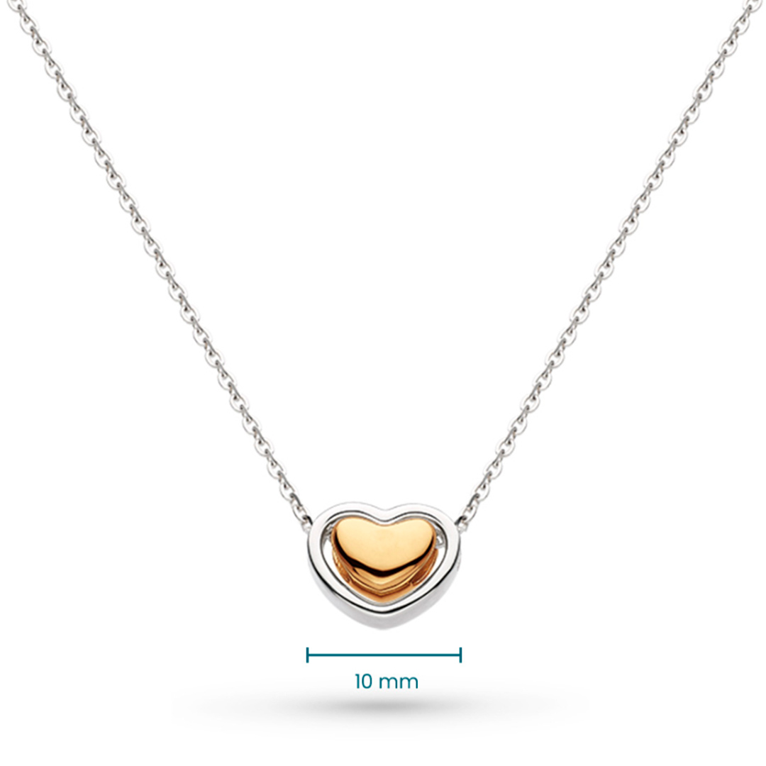Kit Heath Heart of Gold Sterling Silver Necklace Autumn and May