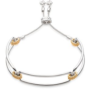 Bracciale fatto a mano argento 925 rodio e placcato oro giallo 18kt 1