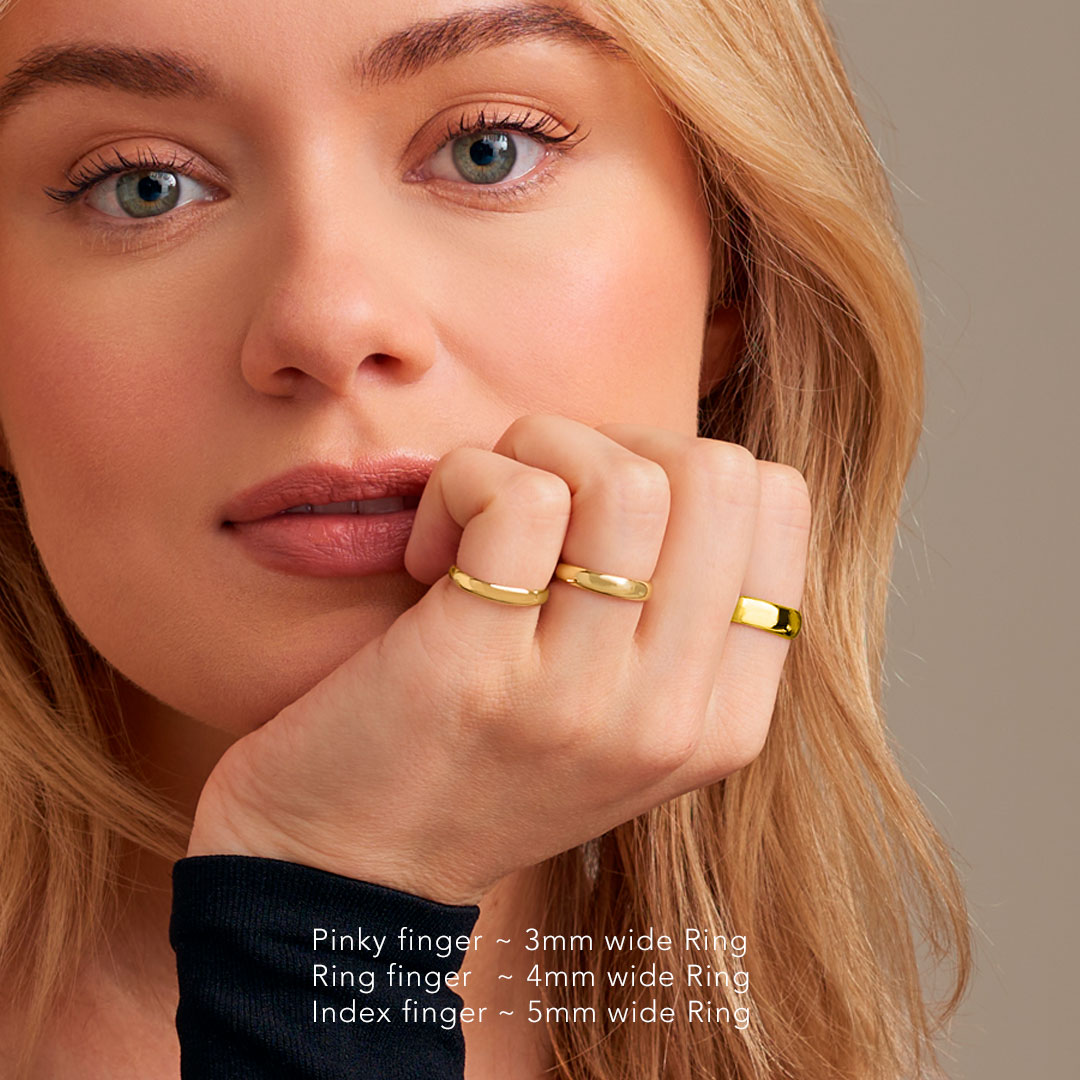 Clogau 18ct Gold 4mm Windsor Wedding Ring | Welsh Gold by Clogau