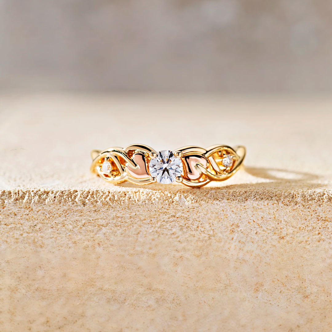 Clogau Tree of Life 18ct Gold Lab Created Diamond Engagement Ring