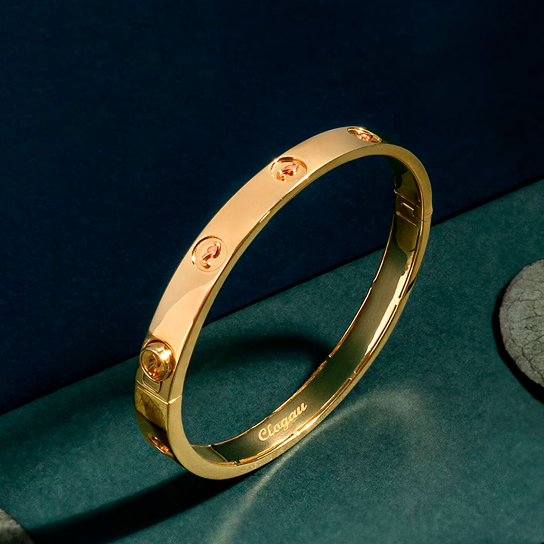 Clogau 9ct Yellow Gold Tree of Life Insignia Bangle Welsh Gold