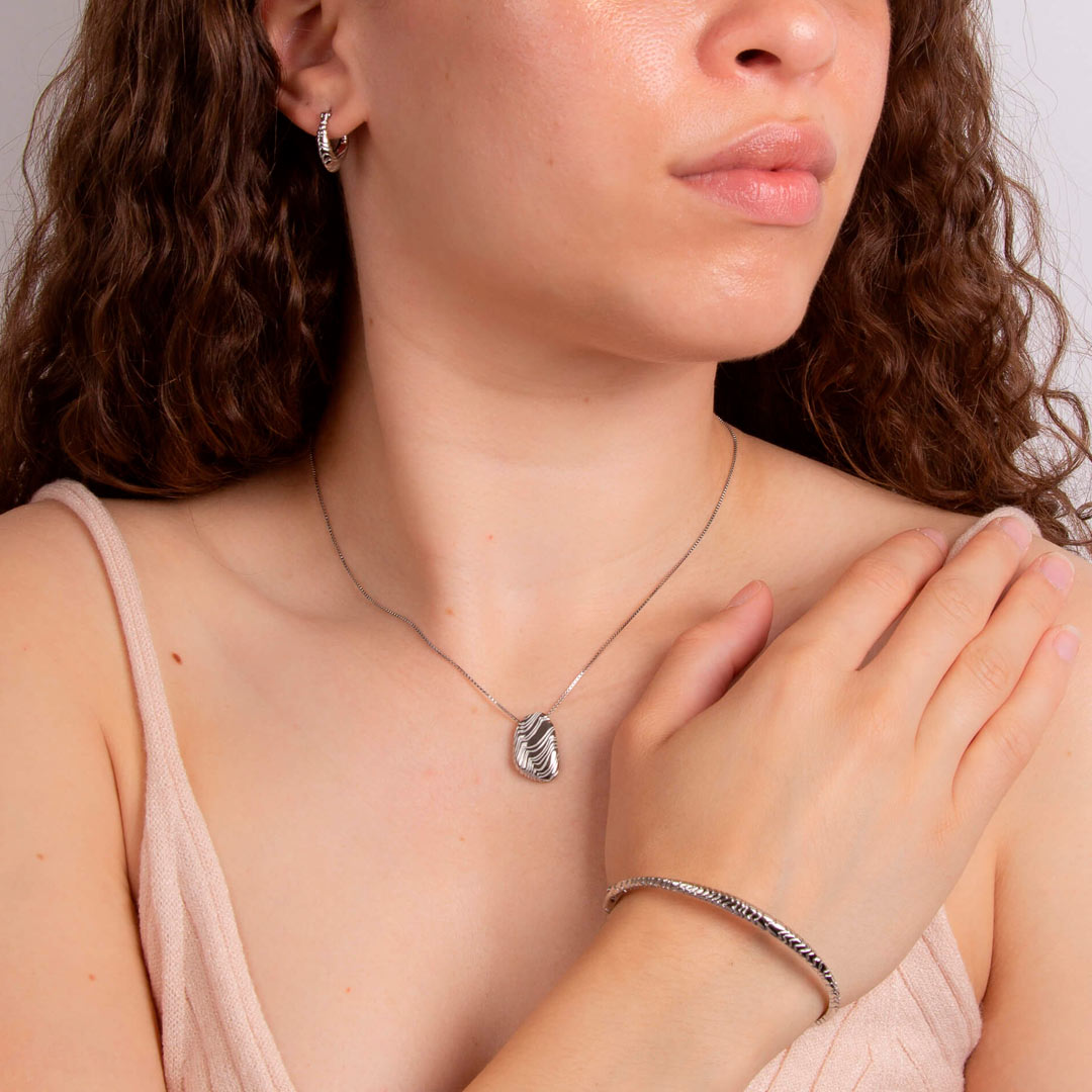 Orphelia Jewelry Pendente Donna Con Diamante - Argento 925 ZH-4416